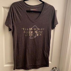 NWOT Laguna Seca t-shirt grey and silver
